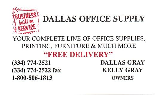 Dallas Office Supply 334.774.2521